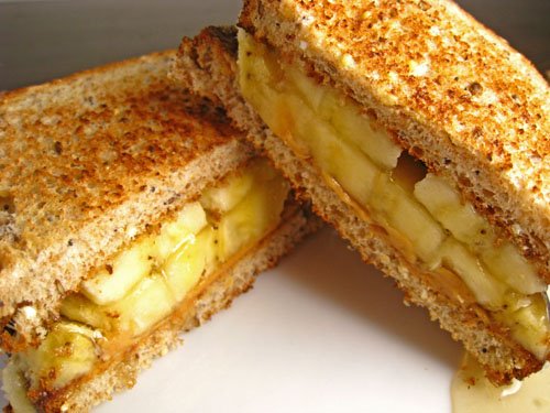 Banana & Cashew butter Sandwich Banana & Cashew butter Sandwich picture